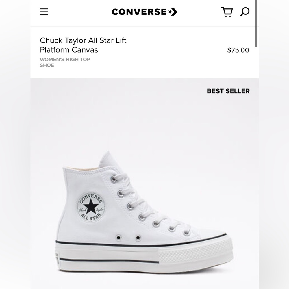 Converse Chuck Taylor All Star Lift Platform Canvas